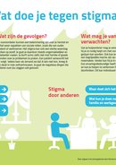 Infographic 'Wat doe je tegen stigma?' geeft handzame samenvatting van de generieke module