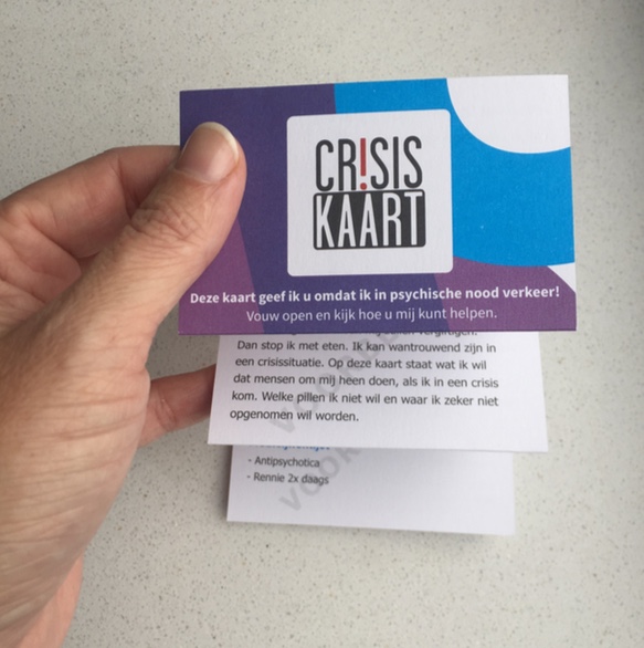 “Met die kaart in mijn zak durf ik de straat weer op”