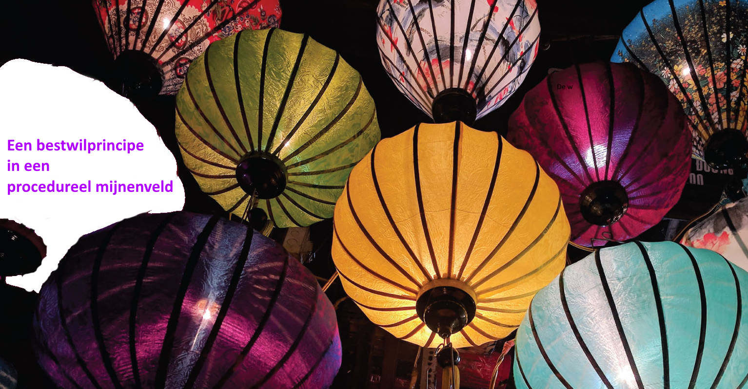 Een bestwilprincipe in een procedureel mijnenveld