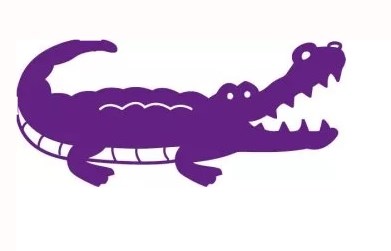 paarse krokodil