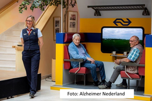 Een fake treincoupé voor ouderen met dementie