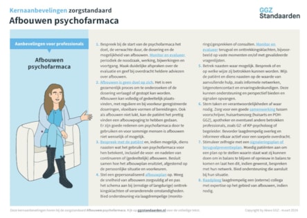 Afbouwen psychofarmaca