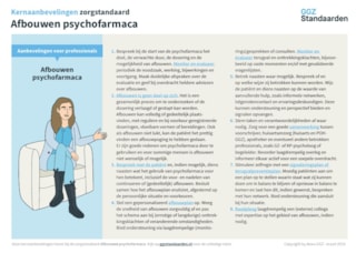 Afbouwen psychofarmaca