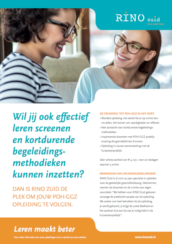 ‘Effectief leren screenen en kortdurende begeleidingsmethodieken kunnen inzetten